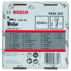 Bosch Штифты 2500шт. для GSK 64.SK6430G 30мм 2608200501