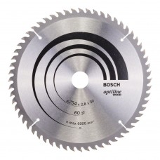 Bosch Пильный диск Optiline Wood 254х30-60Z 2608640444