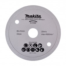 Makita B-21098 Алмазный диск 85х15мм, стекло, мокрый рез