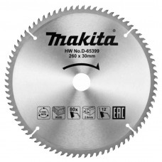 Makita D-65399 Диск STANDARD по дереву 260x30x1,8x80T