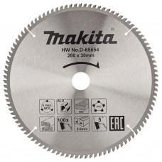 Makita D-65654 Диск универсальный для алюминия/дерева/пластика 260x30x100T
