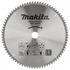 Makita D-65676 Диск универсальный для алюминия/дерева/пластика 305x30x80T