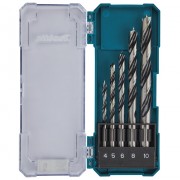 Makita D-72861 Набор сверл по дереву  (4,5,6,8,10 мм) 5 предметов