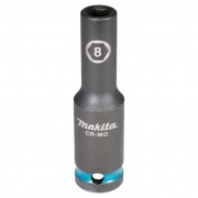 Makita E-16405 Ударная удлиненная торцовая головка Impact Black 1/2" 8x81,5мм