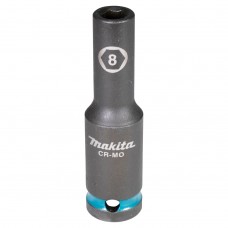 Makita E-16405 Ударная удлиненная торцовая головка Impact Black 1/2" 8x81,5 мм