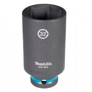 Makita E-16558 Ударная удлиненная торцовая головка Impact Black 1/2" 32x81,5мм