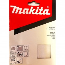Makita P-36566 Бумага шлифовальная 114х140 мм, K150, белая 10 шт.
