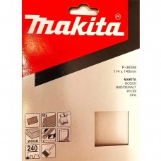 Makita P-36588 Бумага шлифовальная 114х140 мм, K240, белая 10 шт.