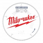 Milwaukee 4932471322 Диск по дереву для торцовочной пилы 305x30x3.0 мм 100 ATB, отрицат. угол